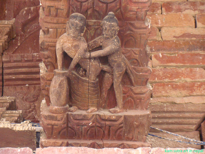 Kama Sutra art in Nepal