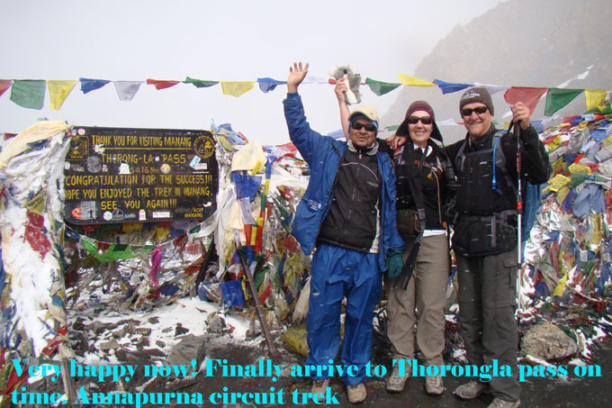 Thorongla pass is the highest pass in annapurna circuit trek.