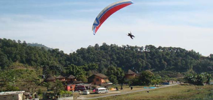 Paragliding in Nepal