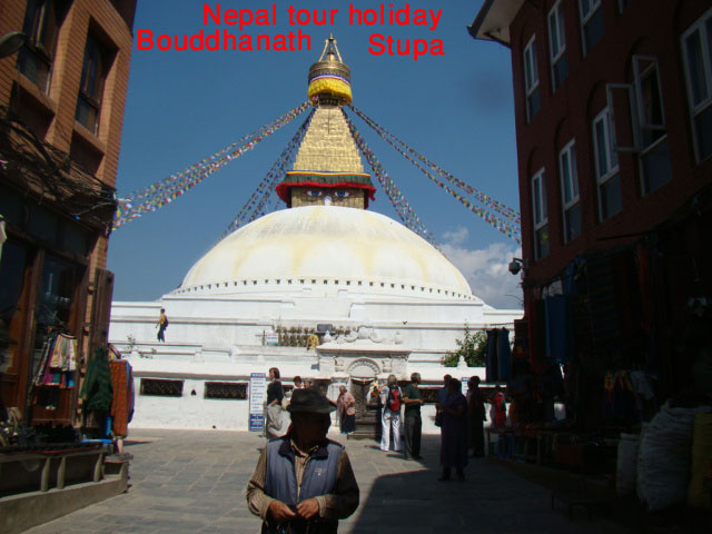 bouddhanath stupa in nepal