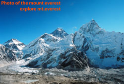 The delightful image of Mount Everest taken from Kalapathar.  