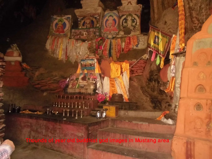 images of the buddhist gods and goddess worshiped in upper mustang/lomanthang