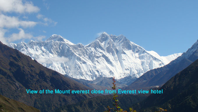 photo of the mount everest including lhotse himal